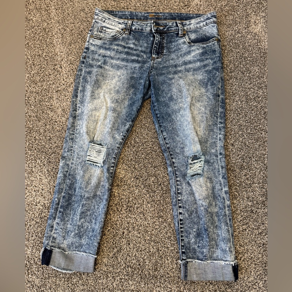 Kut From The Kloth Jeans Womens Jeans Blue Size 6 Capri